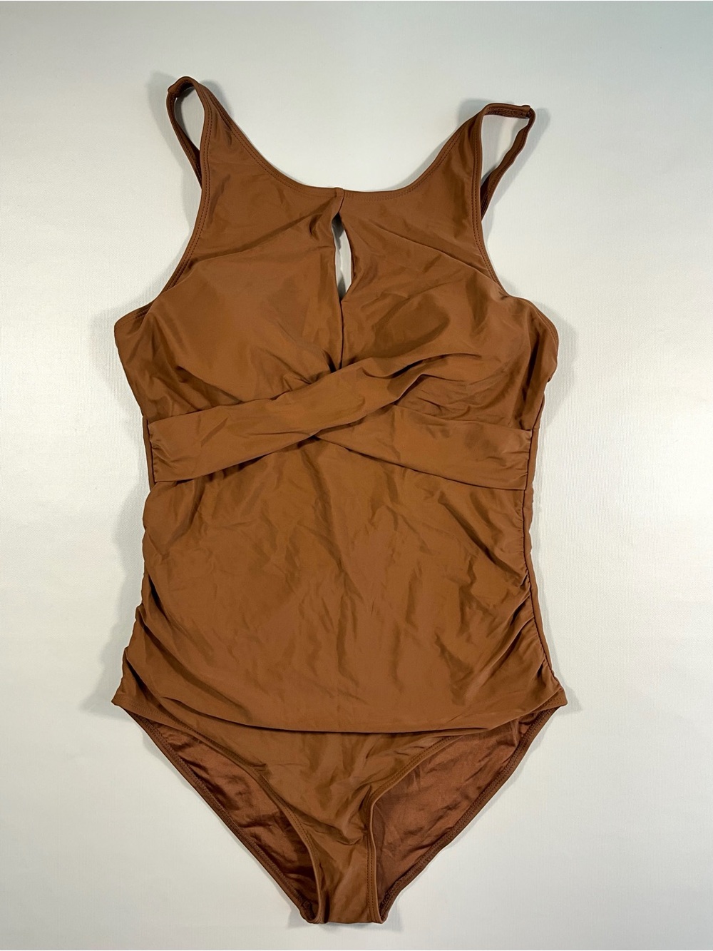 NWT Tempt Me Swimsuit XL brown